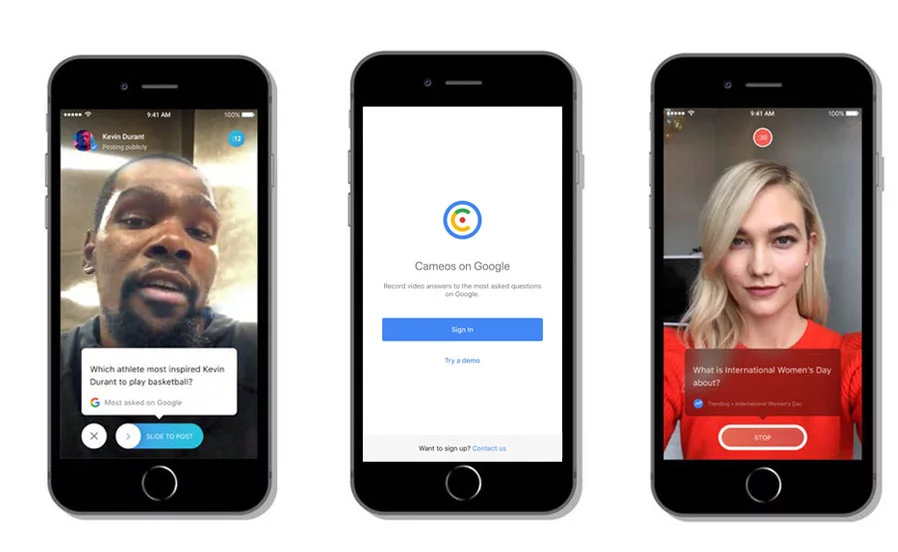 Google’un Yeni Uygulaması: Cameos