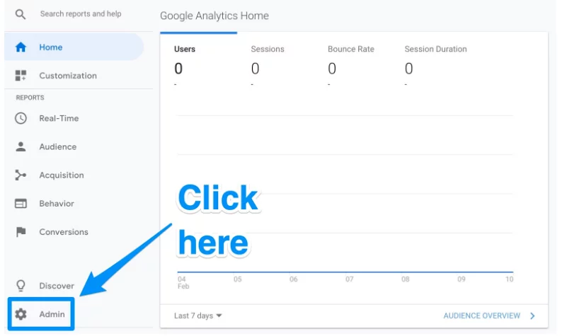 Google Analytics Ayarlar Düğmesi