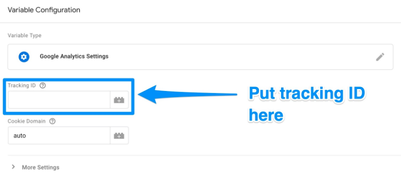 Google Analytics Yeni İzleme Kimliği Ekranı