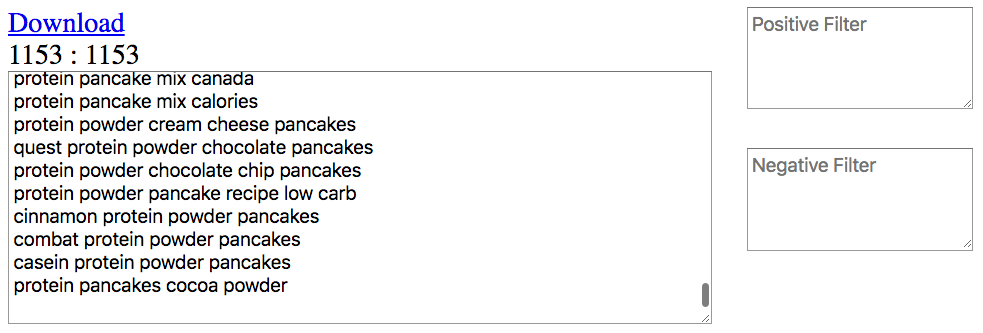Keywords Everwhere Keyword Shitter