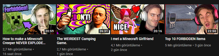 PewDiePie Thumbnail