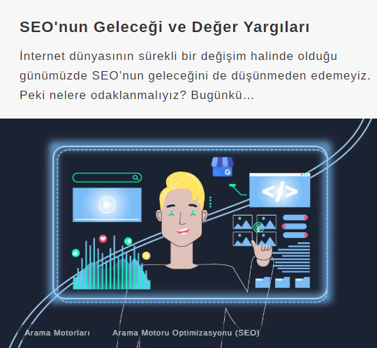 SEO'nun değer yargılarına dair Optimist Blog'da paylaştığımız yazı