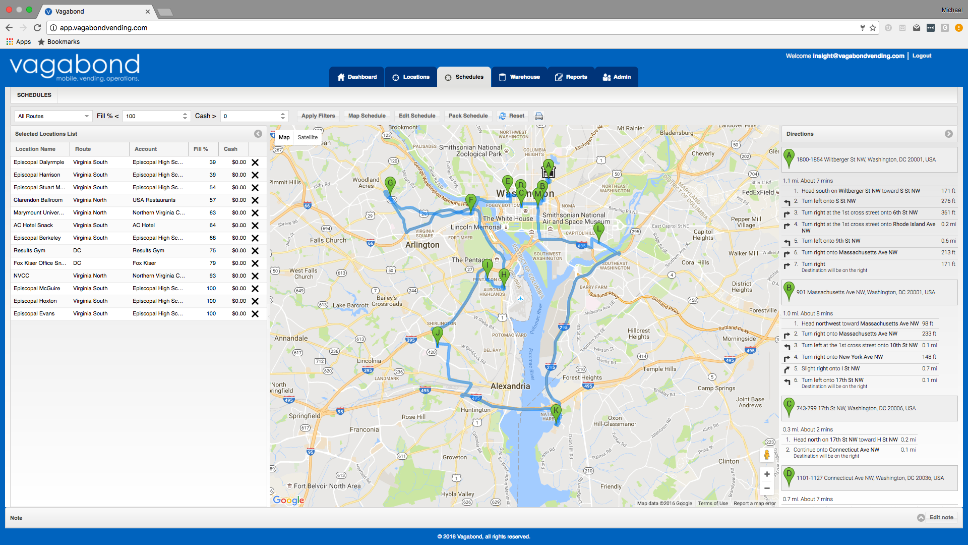 Vegabond Haritaları