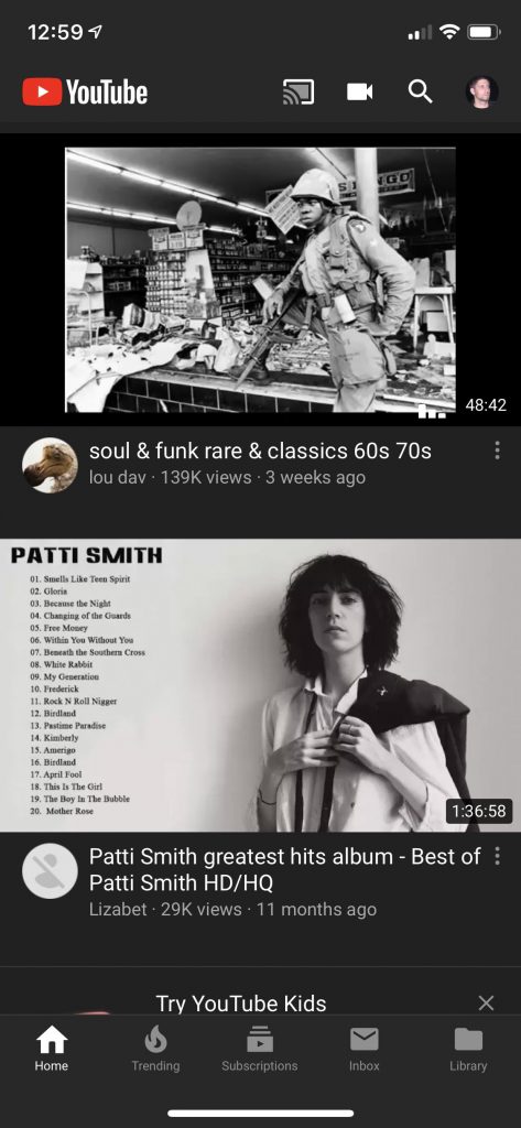 Youtube'un Karanlık Modu